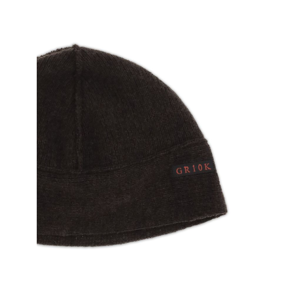 Brown Wool Beanie
