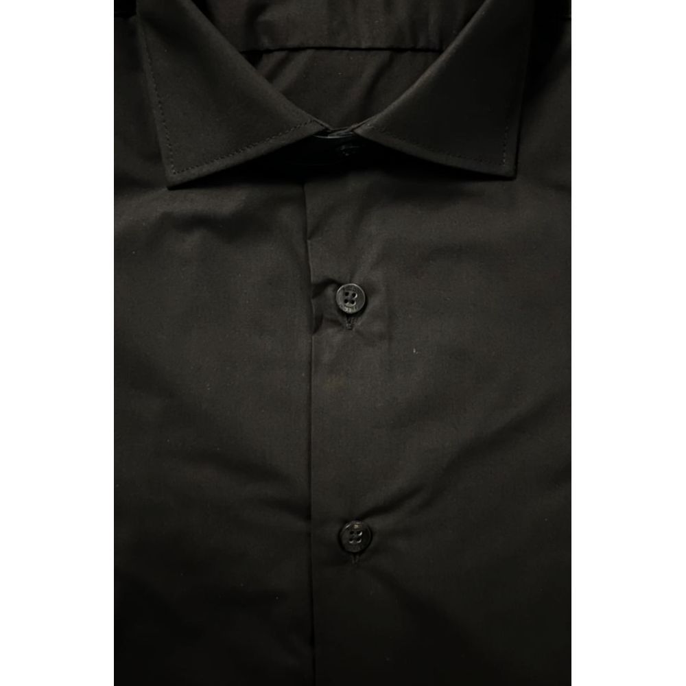Black Cotton Shirt