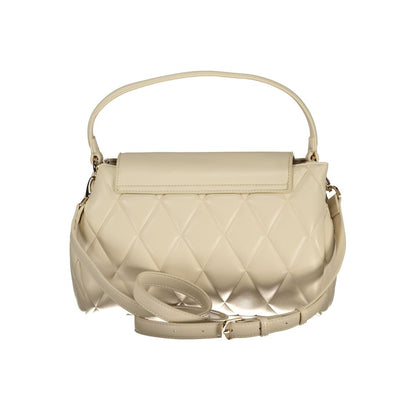 Beige Polyethylene Handbag