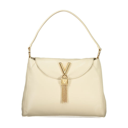 Beige Polyethylene Handbag