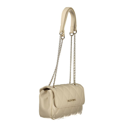 Beige Polyethylene Handbag