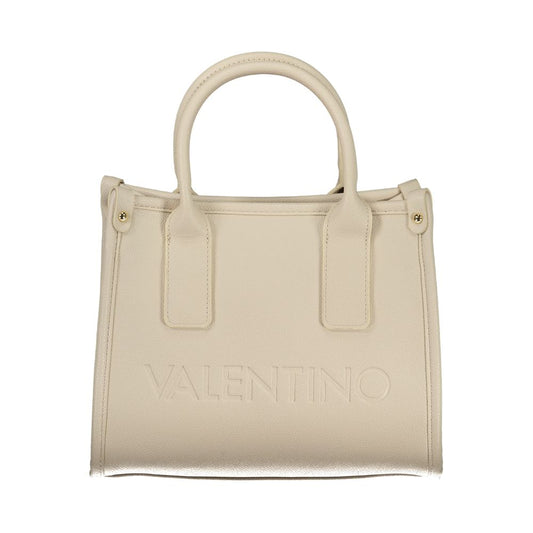 Beige Polyethylene Handbag