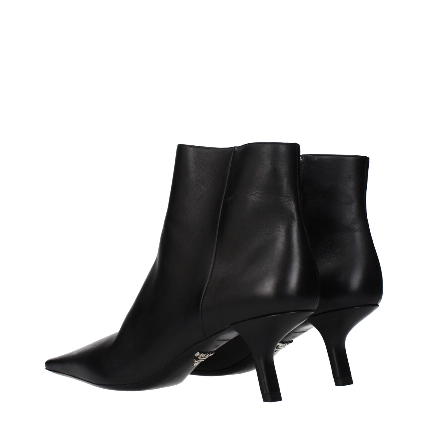 Black Leather Ankle Boots