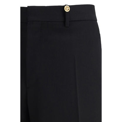 Black Fleece Wool Dress Pants